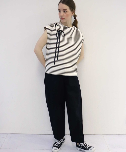 「haupia」 ノースリーブトップス MEDIUM ホワイト レディース_画像4