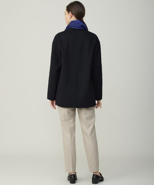 ICB（アイシービー） ノーカラーコート コート WoolRever ノーカラー