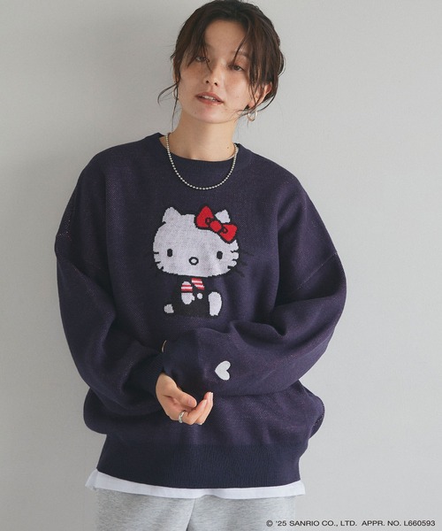 sanrio（サンリオ） ニット セーター 「sanrio characters」HELLO
