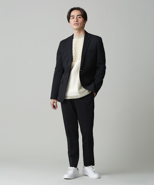 ナノユニバース　セットアップ NANO universe 「NANO universe」 セットアップ M ブラック メンズ