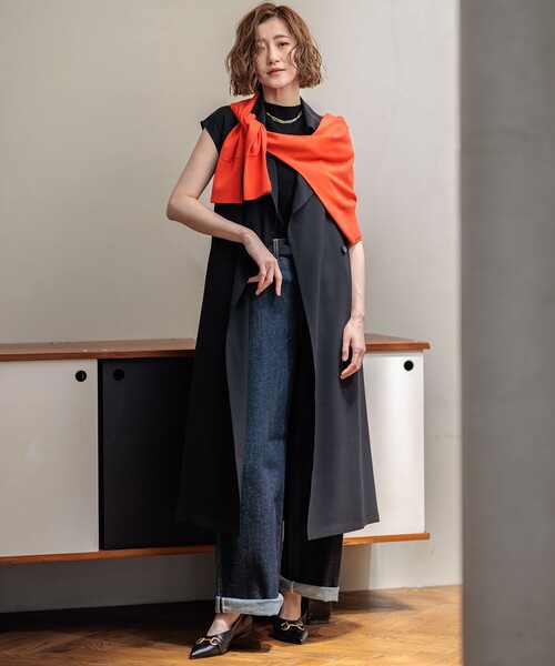 23区（ニジュウサンク） ベスト 38 ブラック レディース : ZOZOTOWN