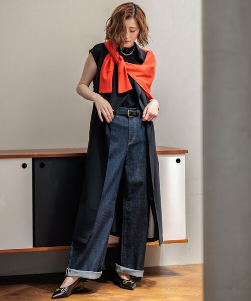 23区（ニジュウサンク） ベスト 38 ブラック レディース : ZOZOTOWN