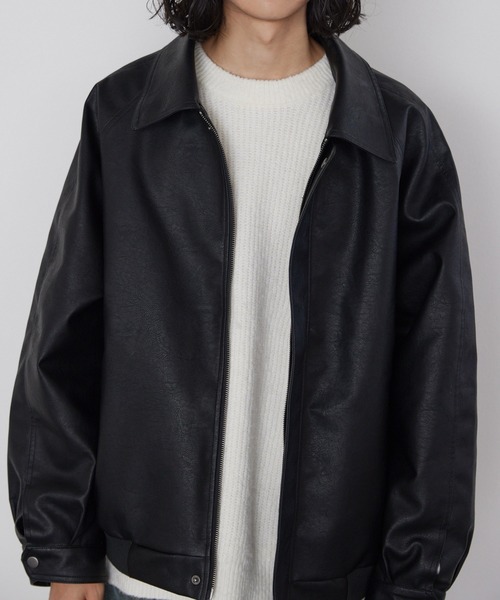 LUENNA ブルゾン アウター 「LUENNA」Regular Collar Zip Blouson