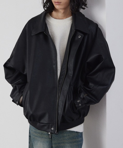 LUENNA ブルゾン アウター 「LUENNA」Regular Collar Zip Blouson