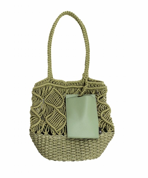 「ROOTOTE」 かごバッグ FREE グリーン レディース_画像4