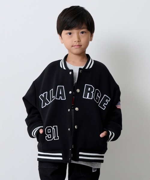 XLARGE KIDS スタジャン アウター サガラOGダンボールニット