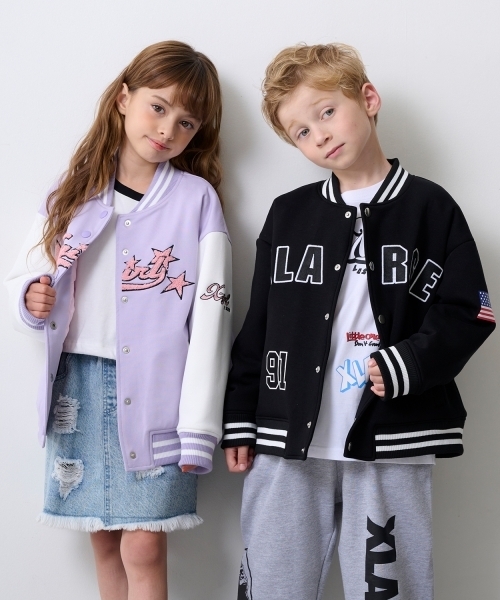 XLARGE スタジャン　キッズ　110 タグ無し新品未使用 XLARGE KIDS（エクストララージ キッズ） スタジャン アウター サガラ