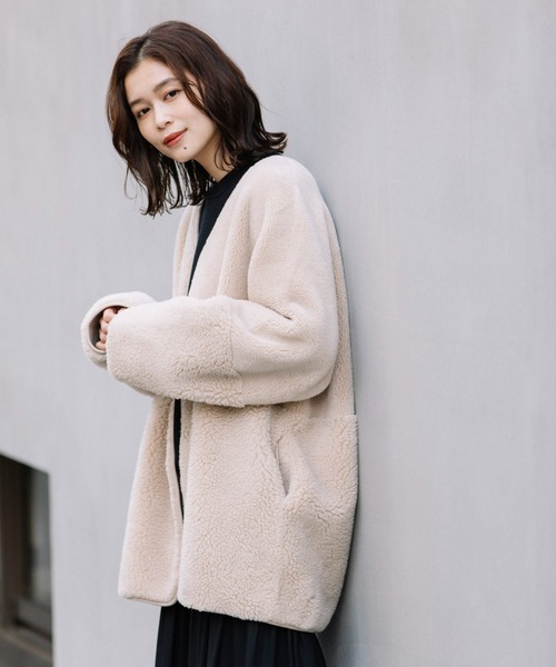 Munich（ミューニック） ムートンコート ボアコート ウールシープボア