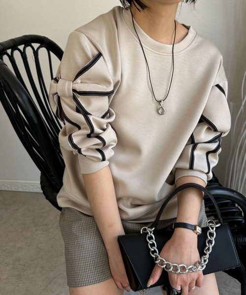 トレーナー/スウェット 2WAY DEKOBOKO TOP ameri vintage 2WAY DEKOBOKO TOP 【公式通販】