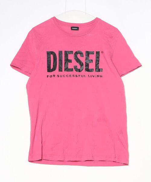 DIESEL T-ERE Tシャツ ピンク DIESEL（ディーゼル） 半袖Tシャツ L ピンク メンズ : ZOZOTOWN Yahoo