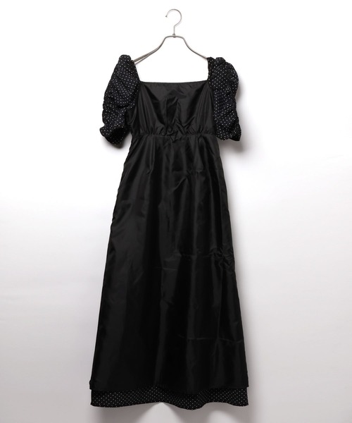 「Heather」 半袖ワンピース S ブラック レディース_画像9