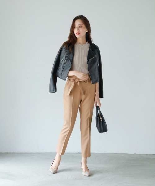 「M.deux」 ライダースジャケット MEDIUM ブラック レディース_画像2