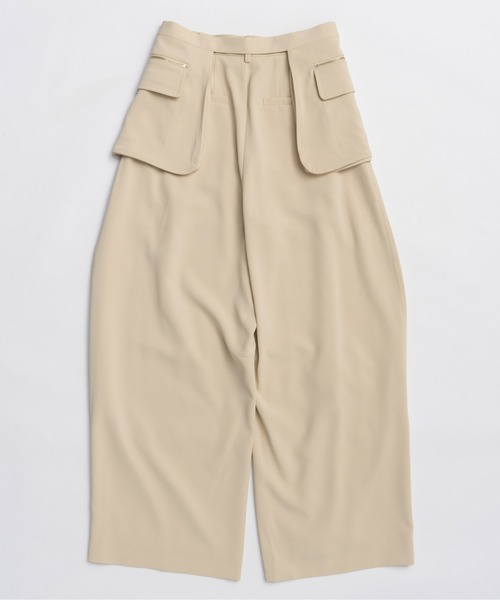 MAISON SPECIAL（メゾンスペシャル） ワイドパンツ パンツ Pocket Belt