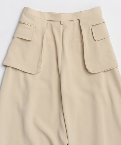 MAISON SPECIAL（メゾンスペシャル） パンツ Pocket Belt Double Cross