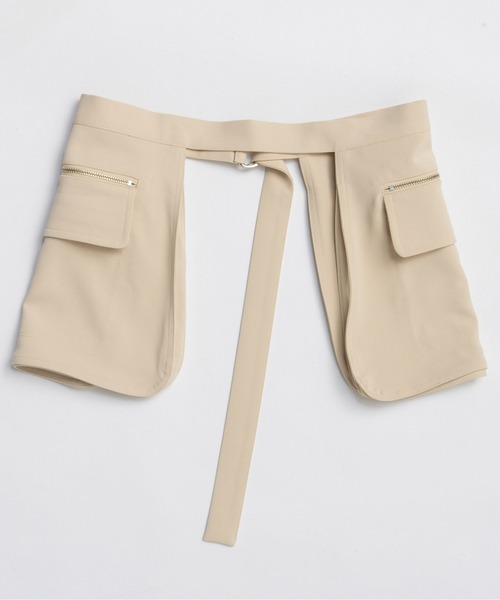 MAISON SPECIAL（メゾンスペシャル） ワイドパンツ パンツ Pocket Belt