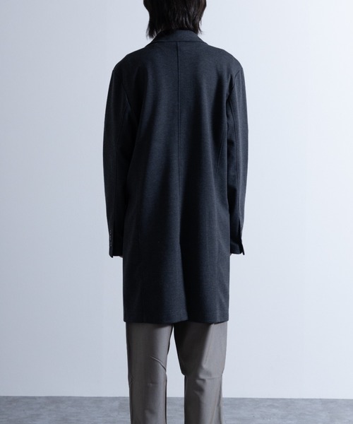 「NYLAUS」 チェスターコート M ブラック メンズ_画像7