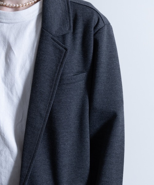 「NYLAUS」 チェスターコート M ブラック メンズ_画像9