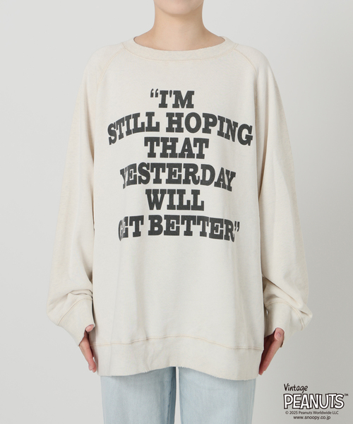 FRAMeWORK トレーナー スウェット MEAN MACHINE AGE 別注PEANUTS