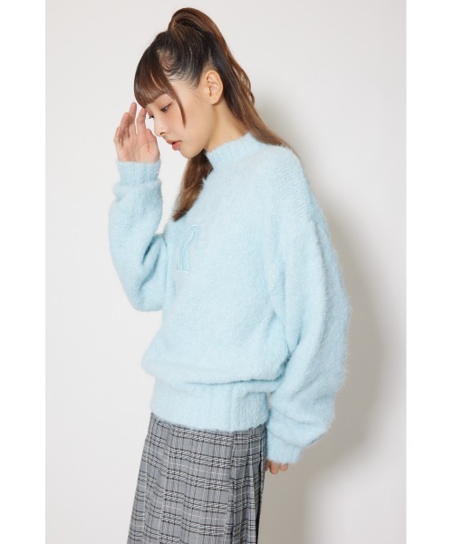 FR2 GOLF　スウェットニット　刺繍　タグ付き　白　大きいサイズ　3Lサイズ RIENDA GOLF（リエンダ ゴルフ） ニット セーター 「RIENDA GOLF