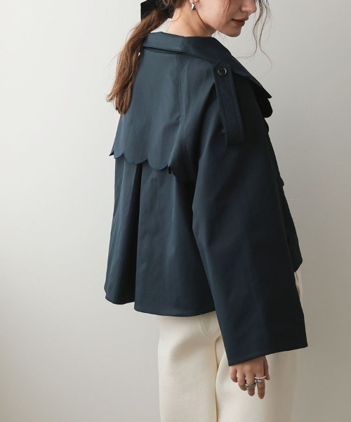 DONOBAN（ドノバン） カバーオール スカラップショートトレンチ