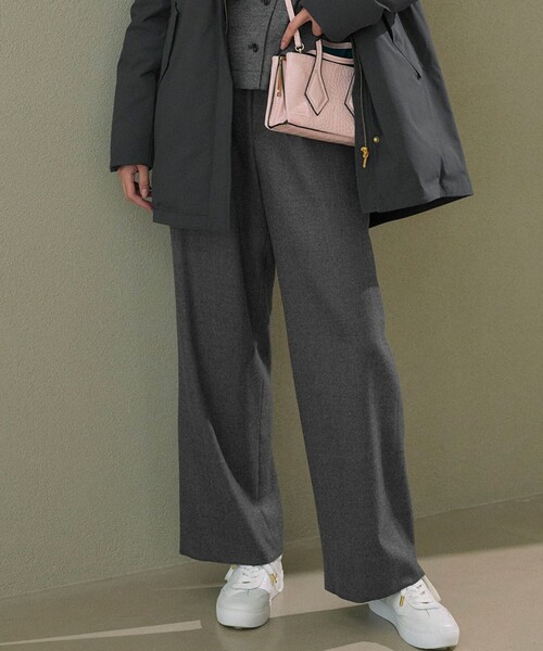 イヴサンローラン リヴゴーシュ ウールパンツスラックス ほぼ未使用 極