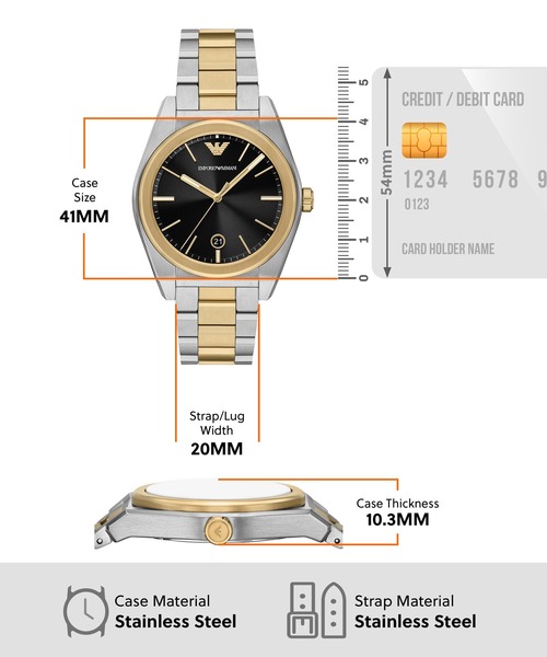 EMPORIO ARMANI 腕時計 エンポリオ・アルマーニ メンズ アナログ