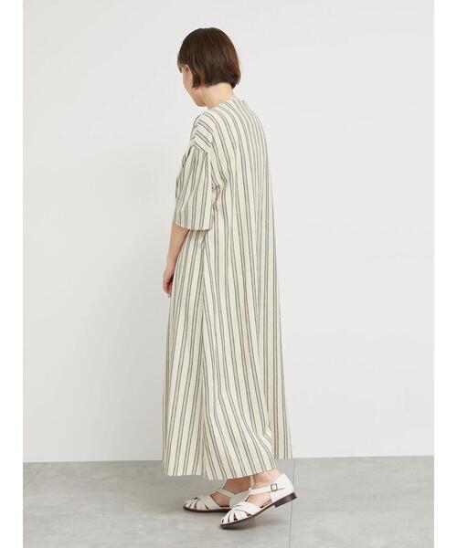 「sm2rhythm」 半袖ワンピース F ベージュ レディース_画像5