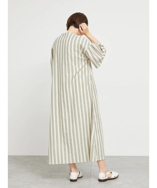 「sm2rhythm」 半袖ワンピース F ベージュ レディース_画像7