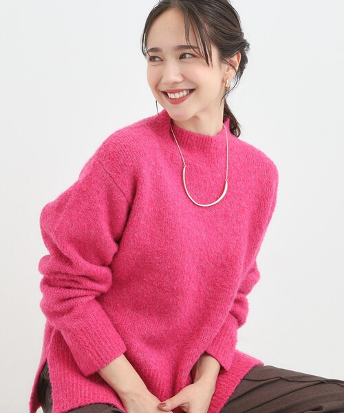 SAYAKA DAVIS ハイネック ピンク ニットセーター TOPS – SAYAKA DAVIS NEW YORK