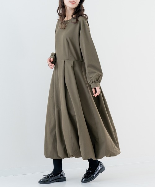 ※専用です※ ジェニー バルーンワンピース (グレー系) BLK001】バルーンワンピース | おしゃれな大人レディースファッション