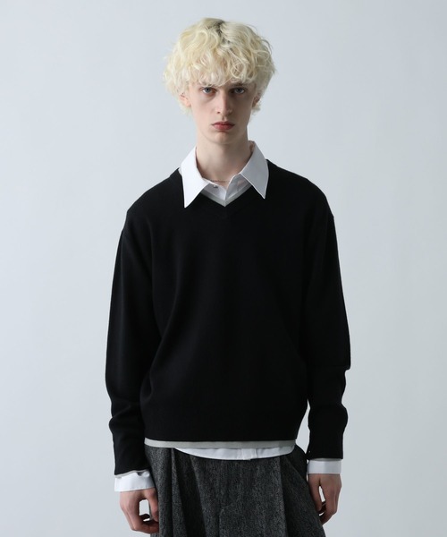 HARE（ハレ） セーター ニット レイヤードVネックニットプルオーバー