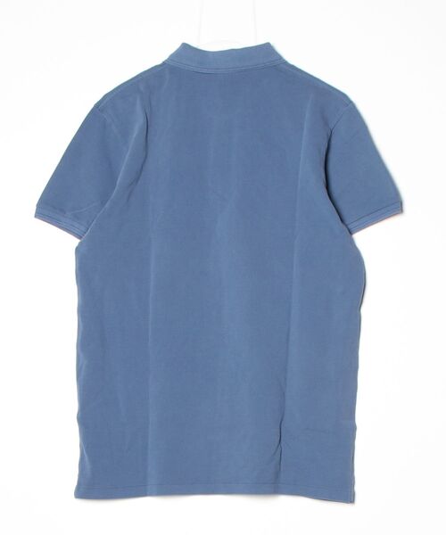 「SCOTCH&SODA」 ワンポイント半袖ポロシャツ L ブルー メンズ_画像2