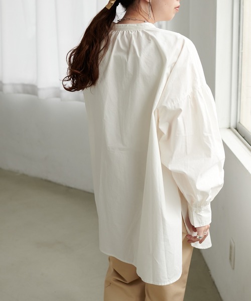 「DISCOAT」 長袖ブラウス FREE オフホワイト レディース_画像4