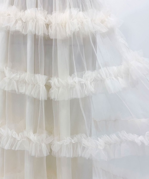 「DearMyLoveRose」 キャミソールワンピース 6L グレー レディース_画像8