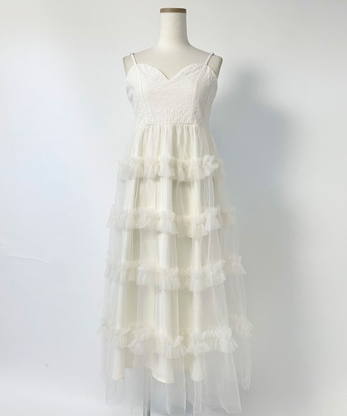 「DearMyLoveRose」 キャミソールワンピース 6L グレー レディース_画像9