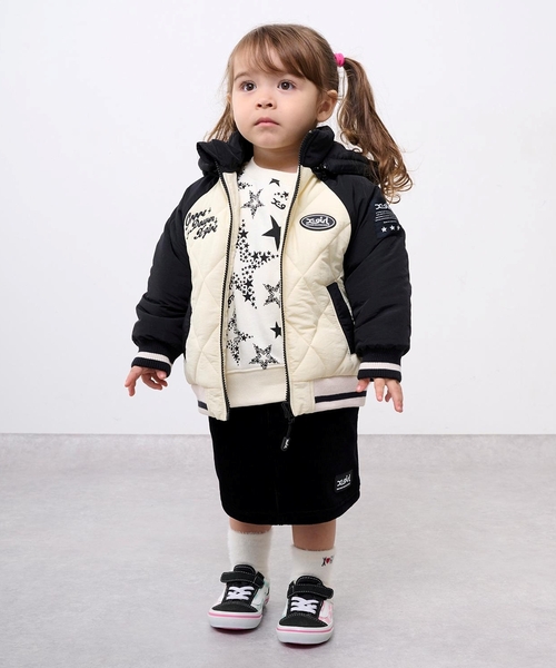 X-girl Stages（エックスガールステージス） セットアップ 星総柄