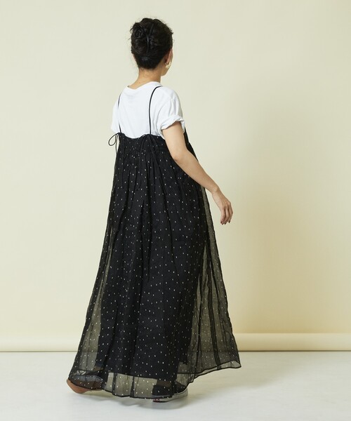 「Freada」 キャミソールワンピース ONE SIZE ホワイト レディース_画像4
