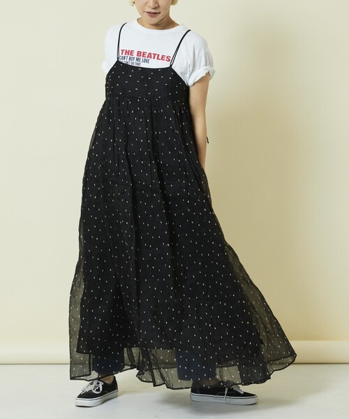 「Freada」 キャミソールワンピース ONE SIZE ホワイト レディース_画像7