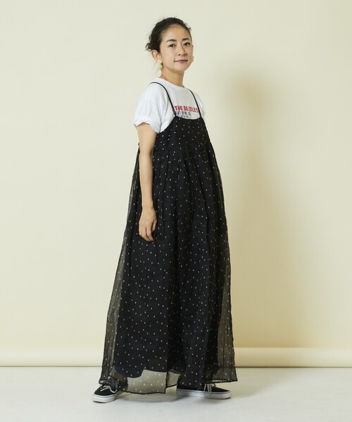 「Freada」 キャミソールワンピース ONE SIZE ホワイト レディース_画像8
