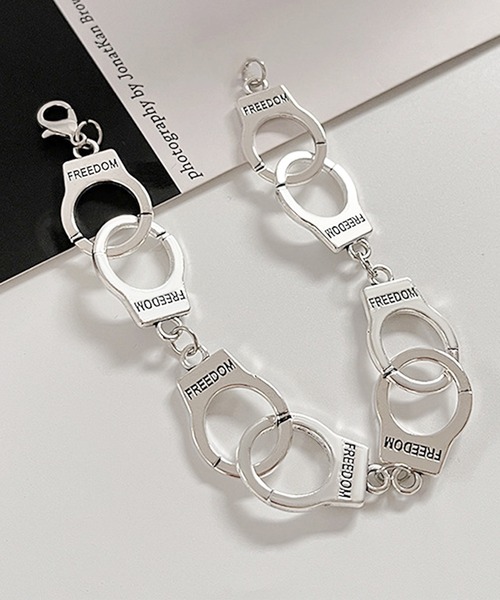 Blanc de Blue ブレスレット ハンドカフチェーンリンクブレスレット