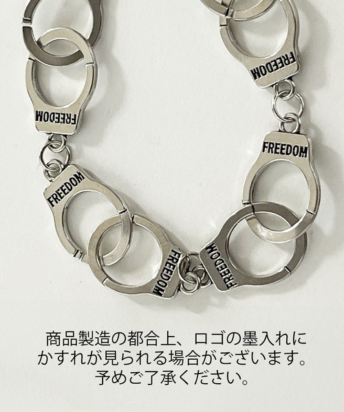 Blanc de Blue ブレスレット ハンドカフチェーンリンクブレスレット