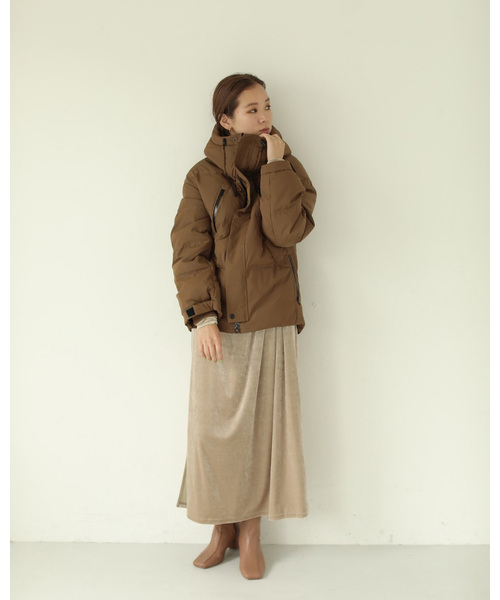 新品未使用　試着のみtodayful ブラウンショートダウンジャケット 新品未使用 試着のみtodayful ブラウンショートダウンジャケット