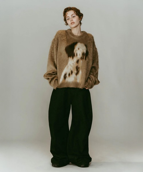 Knuth Marf（クヌースマーフ） ニット セーター dalmatian shaggy knit