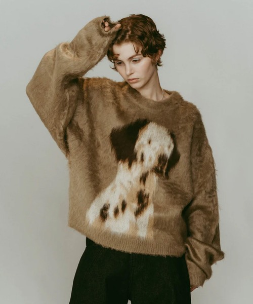 Knuth Marf（クヌースマーフ） ニット セーター dalmatian shaggy knit