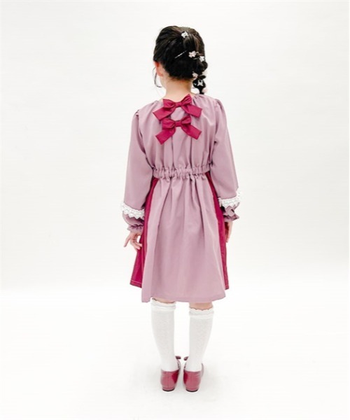 axes femme（アクシーズ ファム） 「KIDS」長袖ワンピース X-LARGE