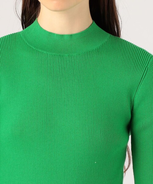caban・定番ニット CABaN コットンカシミヤワッフル モックネックプルオーバー （ニット