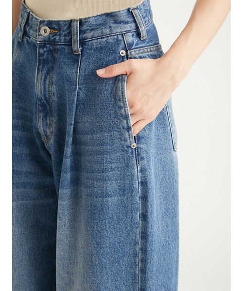 「emmi」 デニムパンツ 0 ブラック レディース_画像4