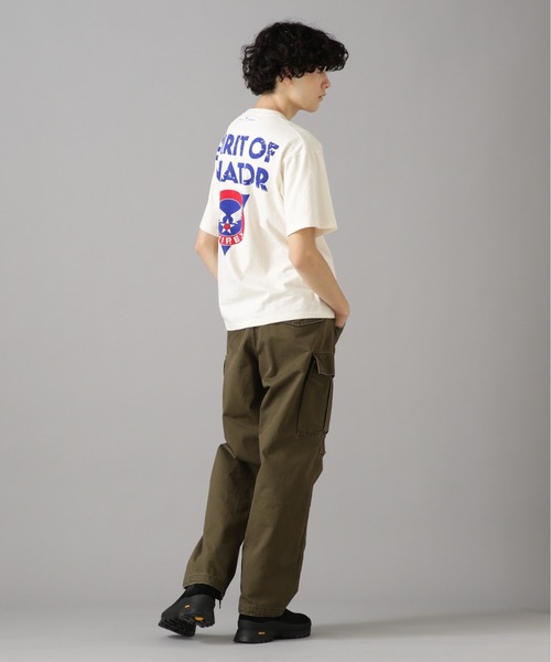 「AVIREX」 半袖Tシャツ X-LARGE オフホワイト メンズ_画像3