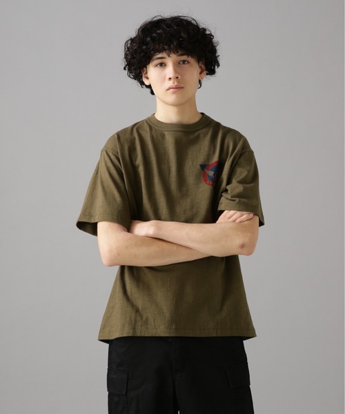 「AVIREX」 半袖Tシャツ X-LARGE オフホワイト メンズ_画像5