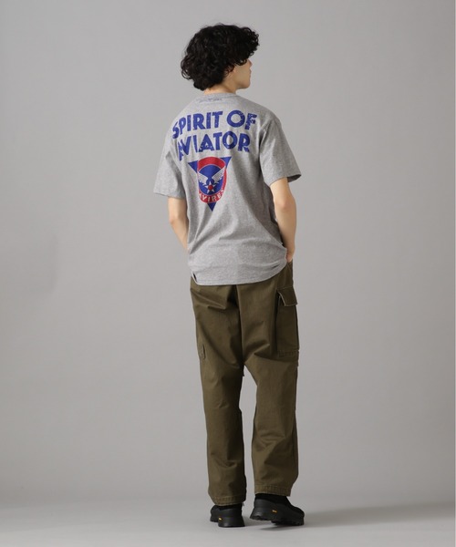 「AVIREX」 半袖Tシャツ X-LARGE オフホワイト メンズ_画像9